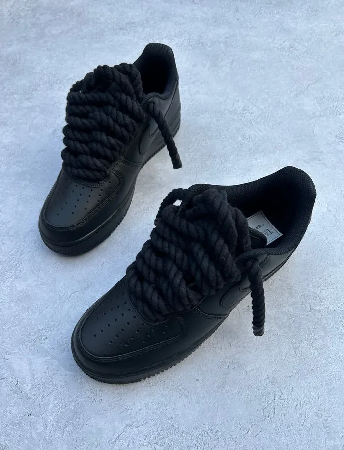 Nike Air Force 1 Black “Rope Laces Black”