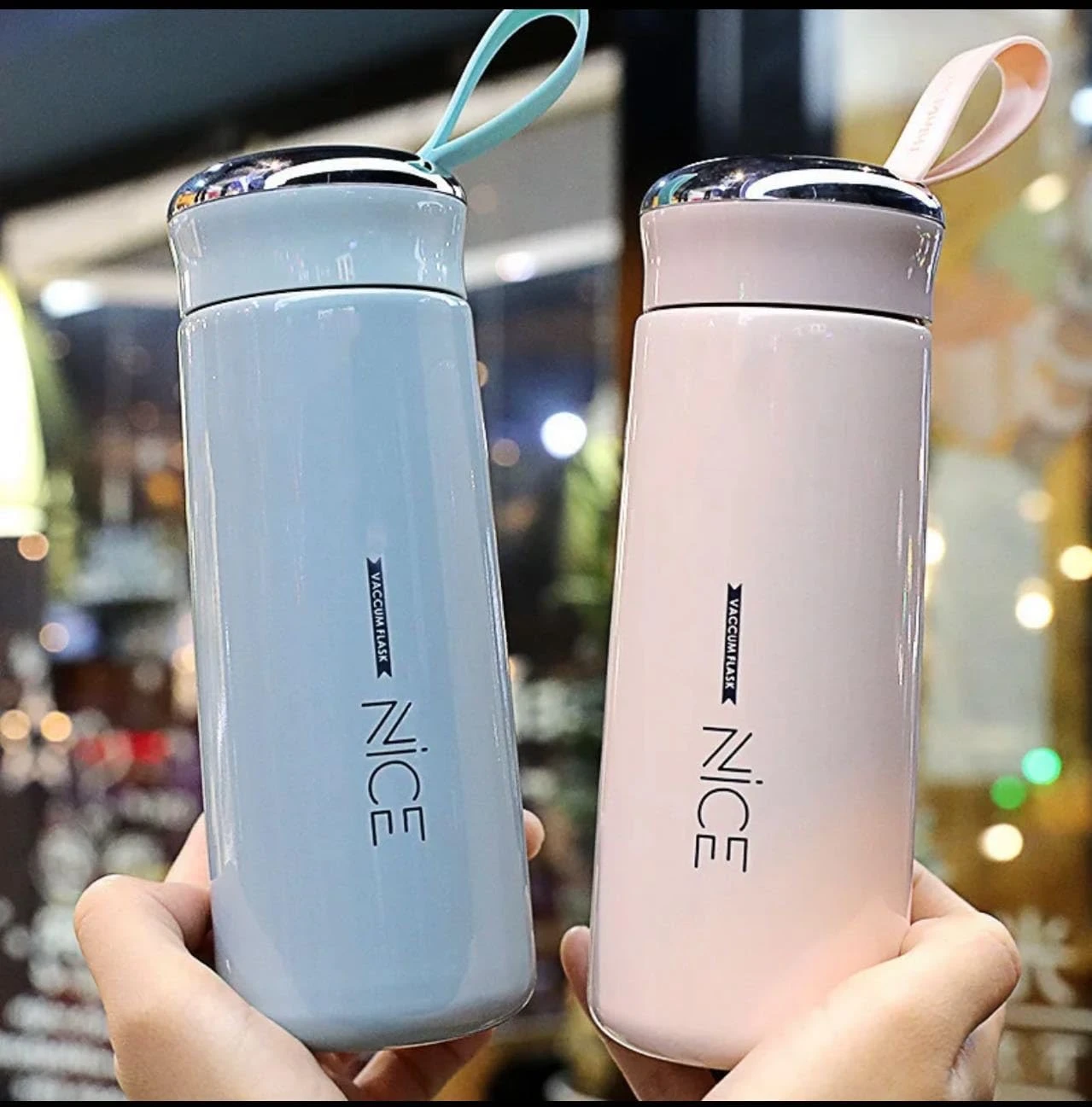 Macaron glass water bottle 400ml Glass Water Bottle with silicone protection sle