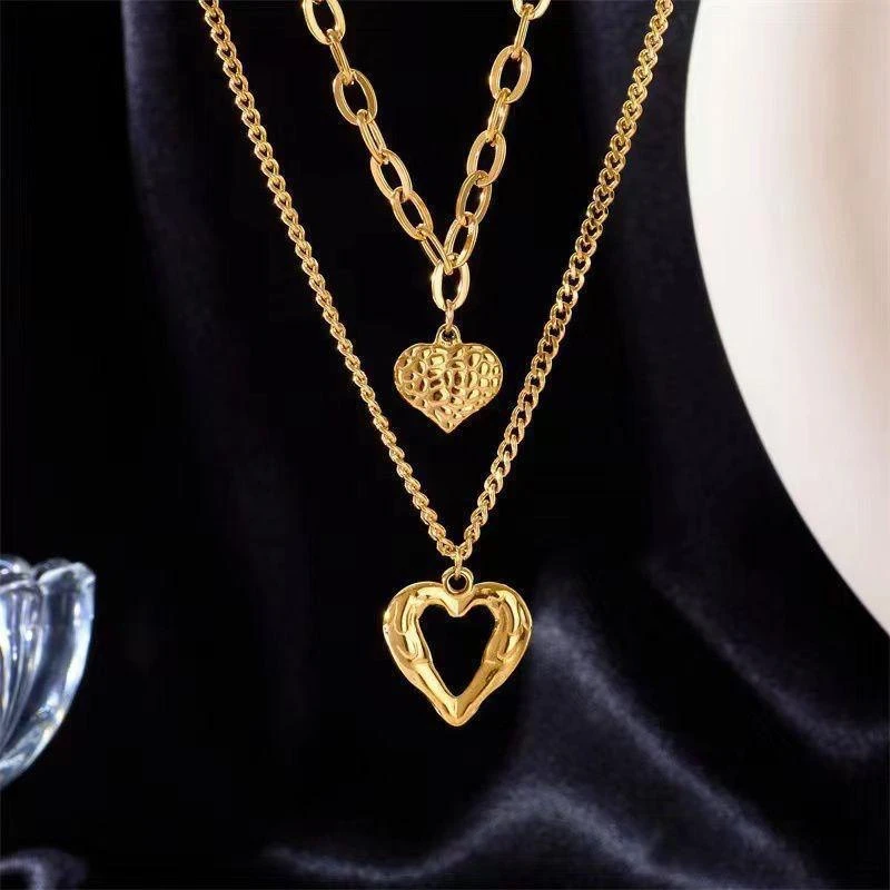 fashion ladies necklaces New design simple gold chain necklace