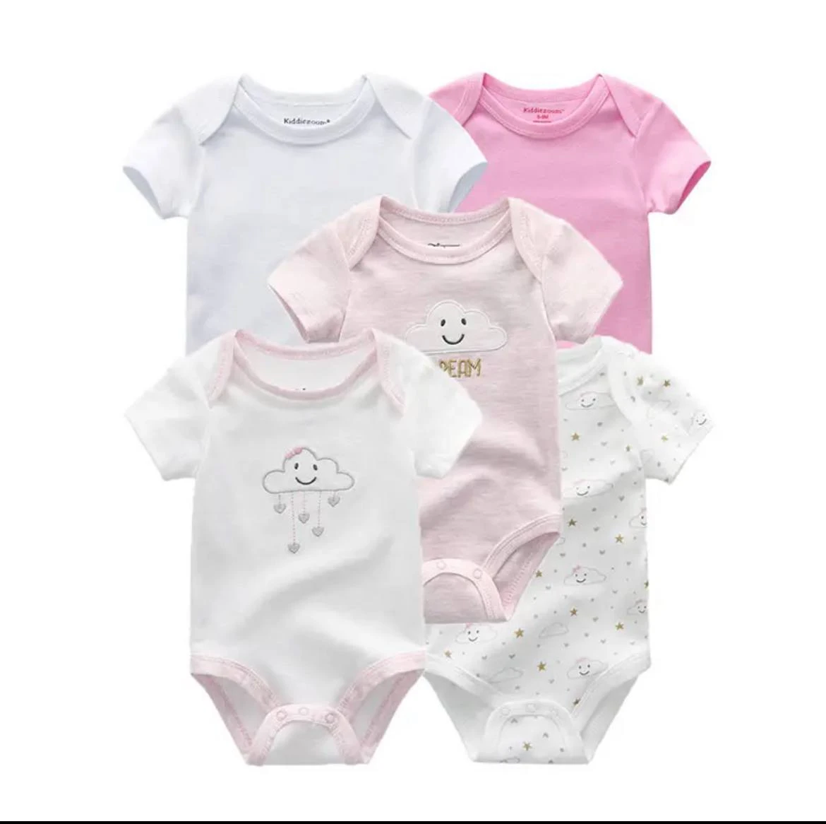 5-Piece Baby Gift Set – Stripe Design | Newborn to 12 Months | Unisex Baby Cloth