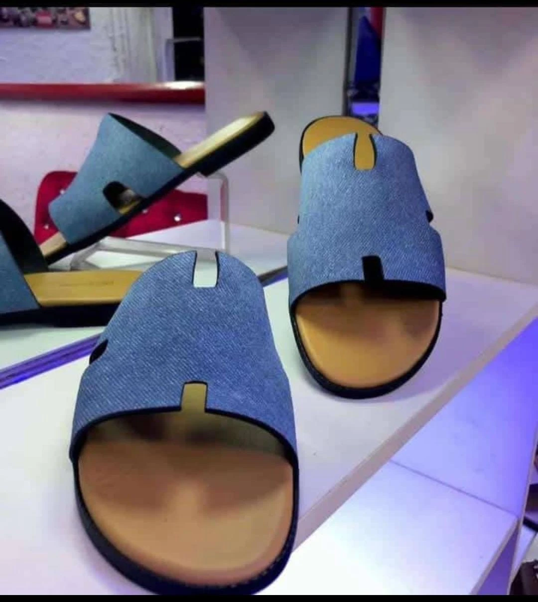 Men Blue Sandals