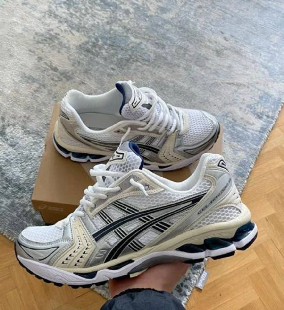 Gel Kayano 14 'White Graphite Grey'