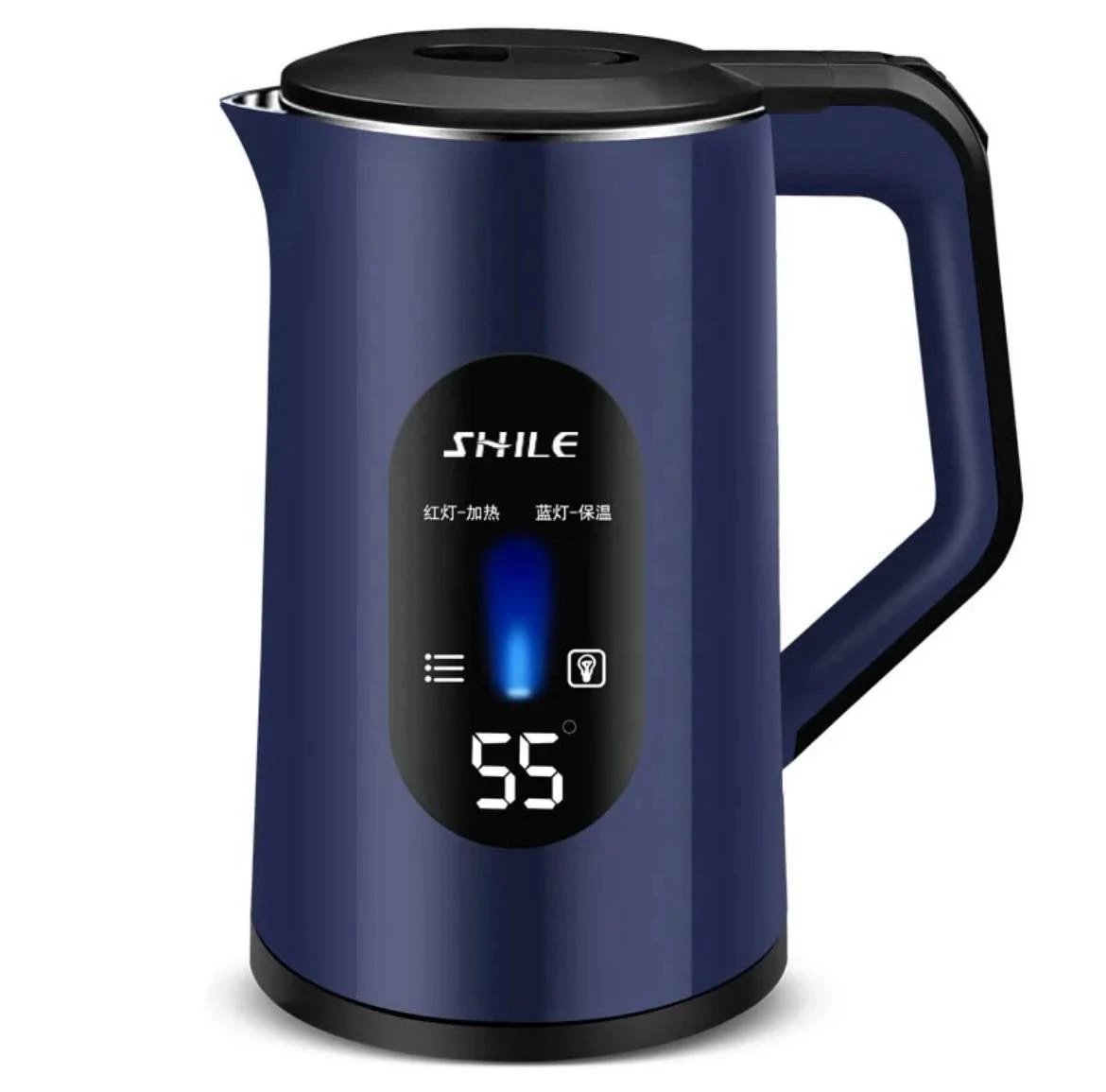 1500W home electric kettle with temperature control for water boiling