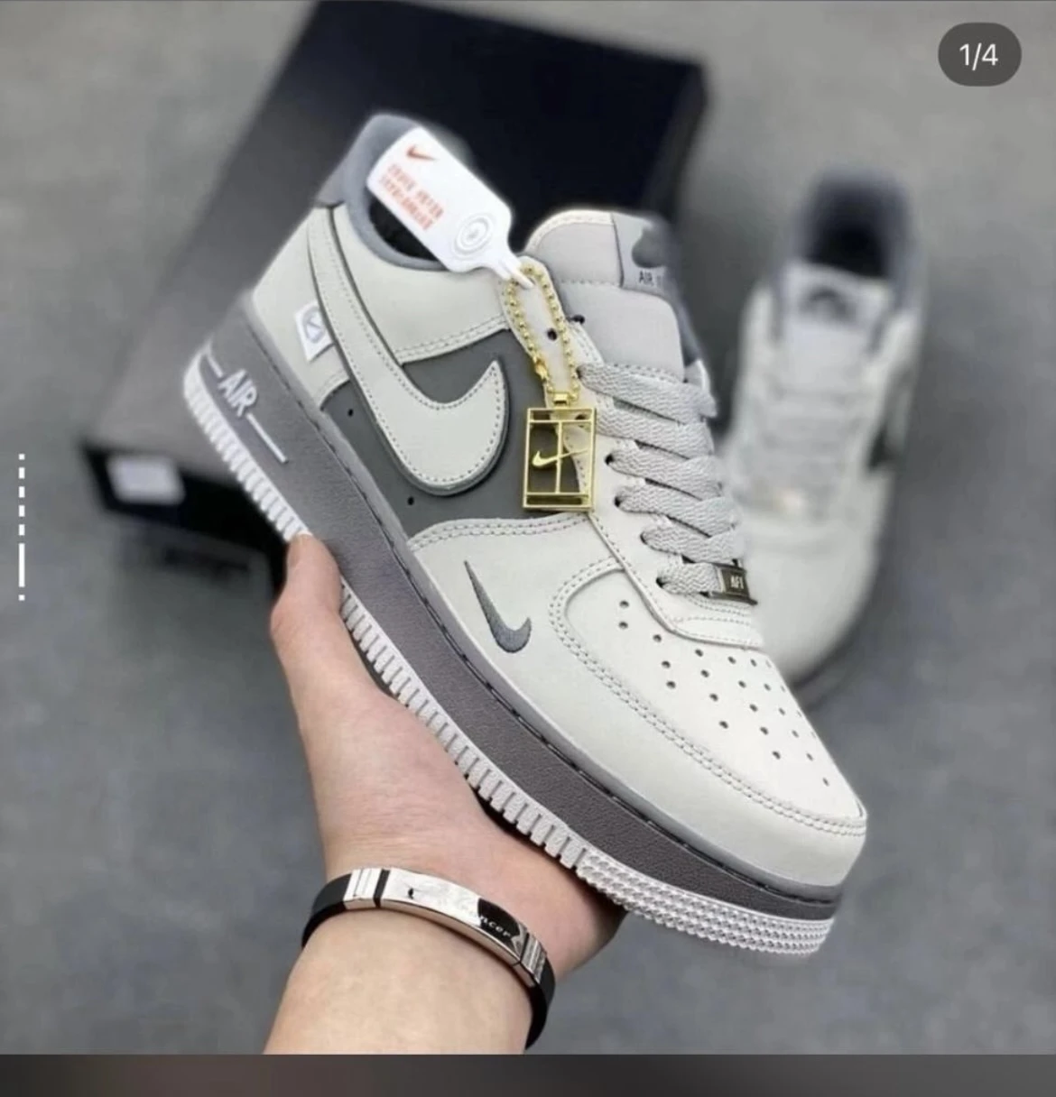 Nike Air Force 1 Low – Grey & White