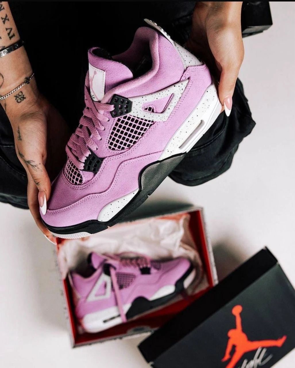 Nike WMNS Air Jordan 4 Retro “Orchid” – Purple Suede